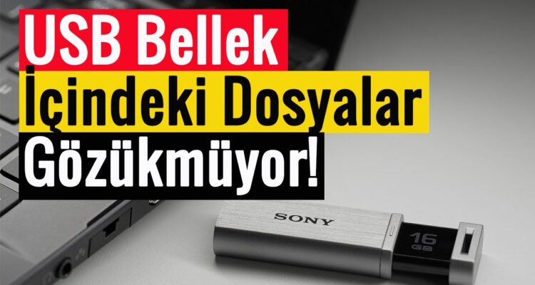 USB Bellek Dolu Ama İçindeki Dosyalar Gözükmüyor! | %100 Çözüm 1 Usbicindekidosyalargozukmuyor